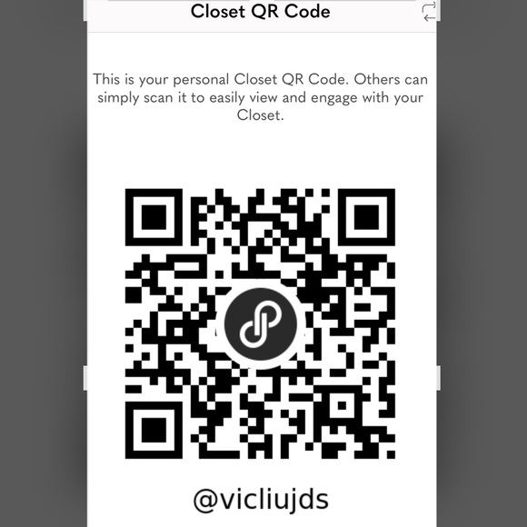 Art My Posh Mark Qr Code To Scan To Add On My Closet Poshmark